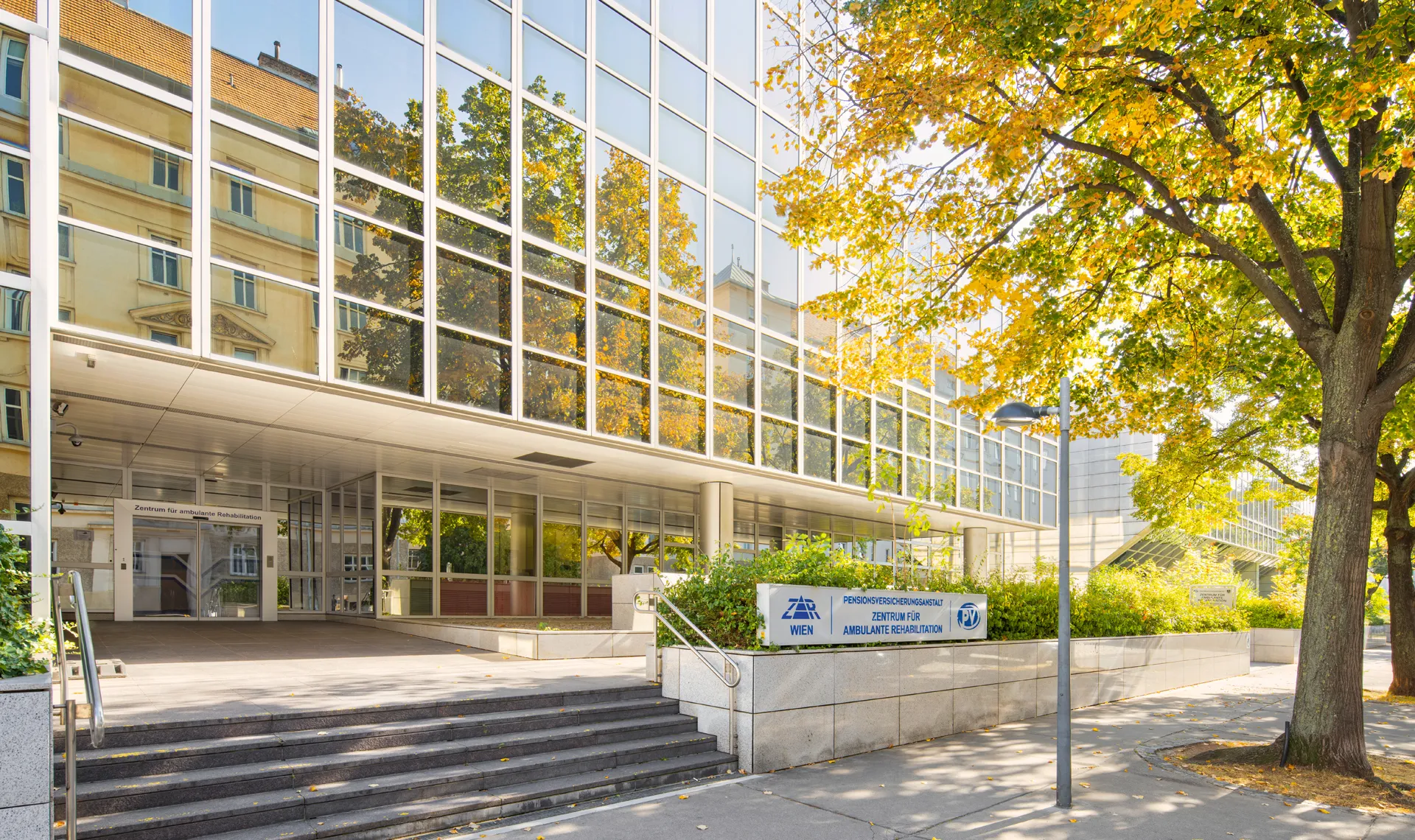 Zentrum für ambulante Rehabilitation Wien Außenansicht
