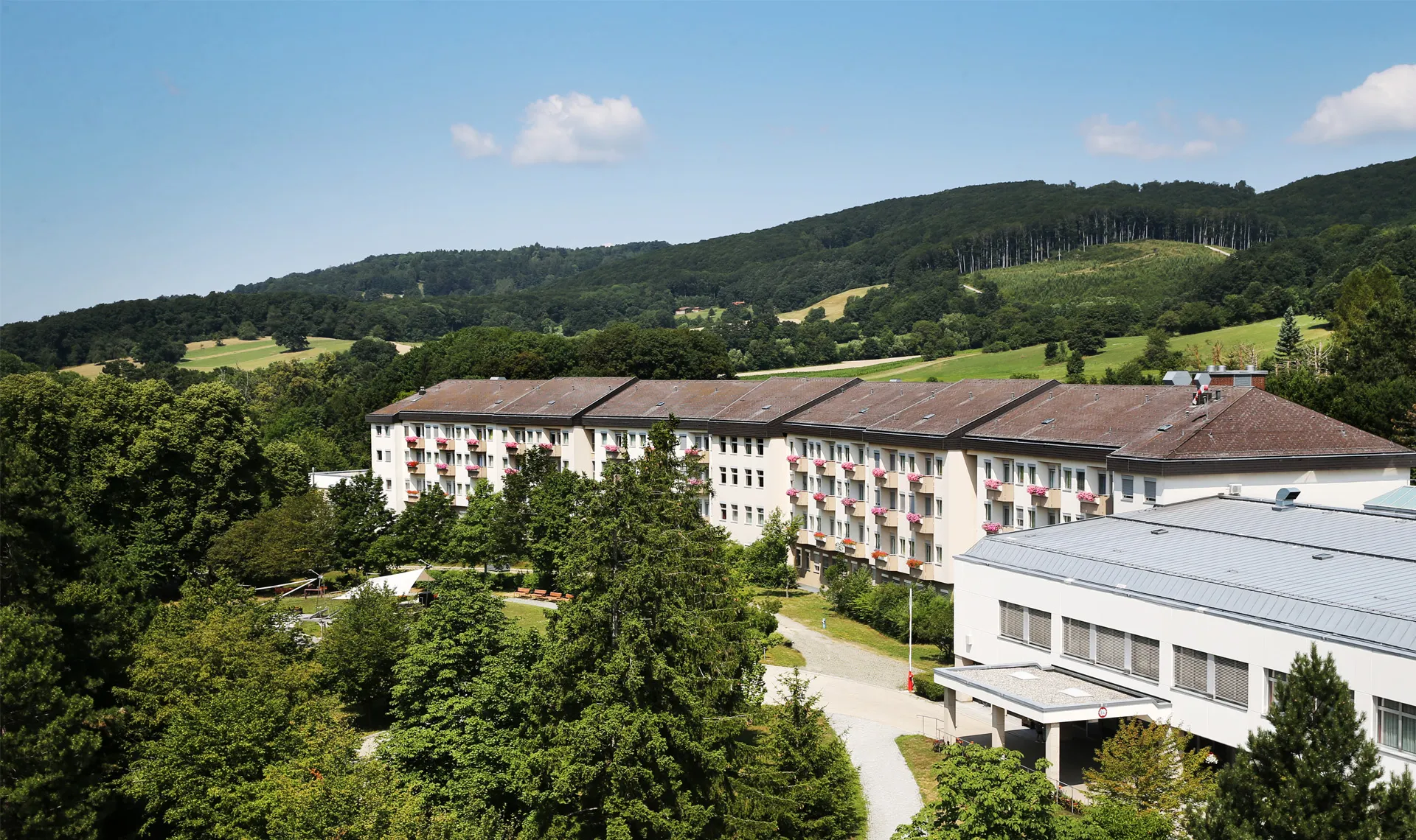Reha-Zentrum Laab im Walde Außenansicht