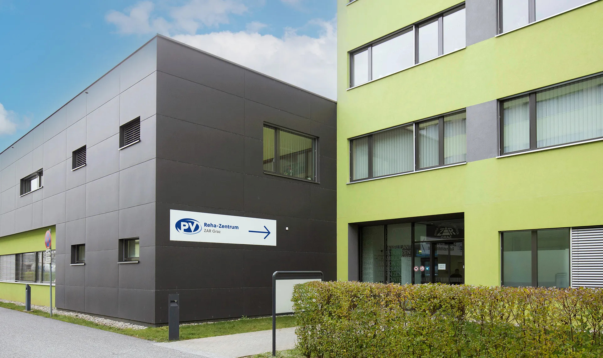 Zentrum für ambulante Rehabilitation Graz Außenansicht