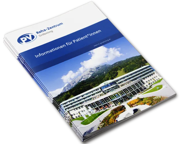 Titelbild Patientenbroschüre Reha-Zentrum Gröbming